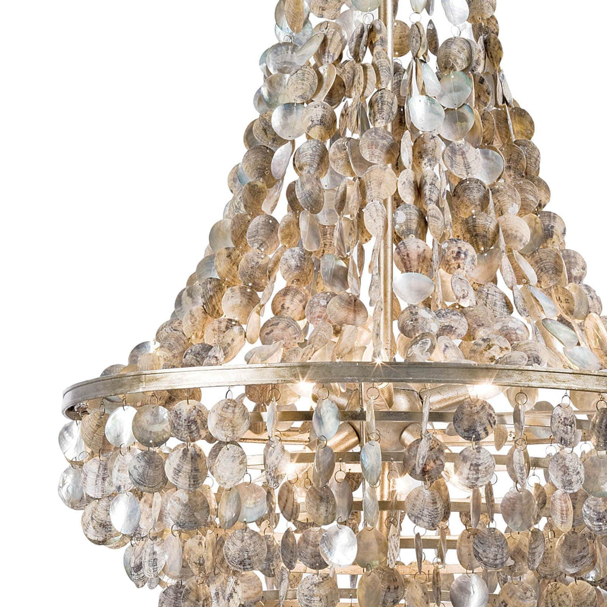 Regina Andrew Capri Abalone Shell Chandelier Lighting 16-1043