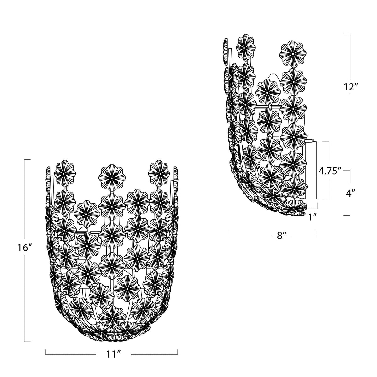 Regina Andrew Charlotte Sconce Sconces 15-1083