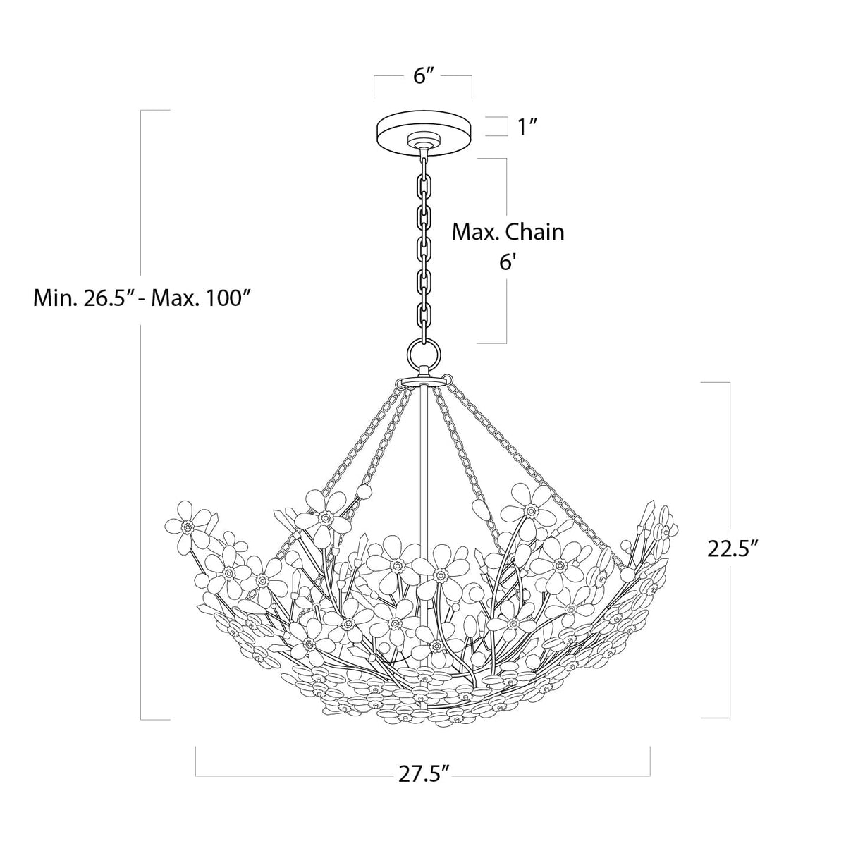 Regina Andrew Cheshire Basin Chandelier Chandeliers 16-1174GL