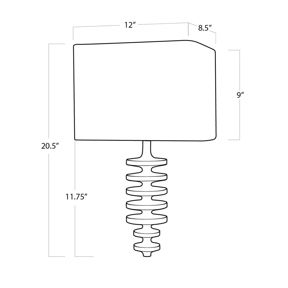 Regina Andrew Fishbone Sconce Lighting