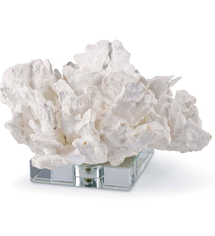 Regina Andrew Flower Coral On Crystal Base