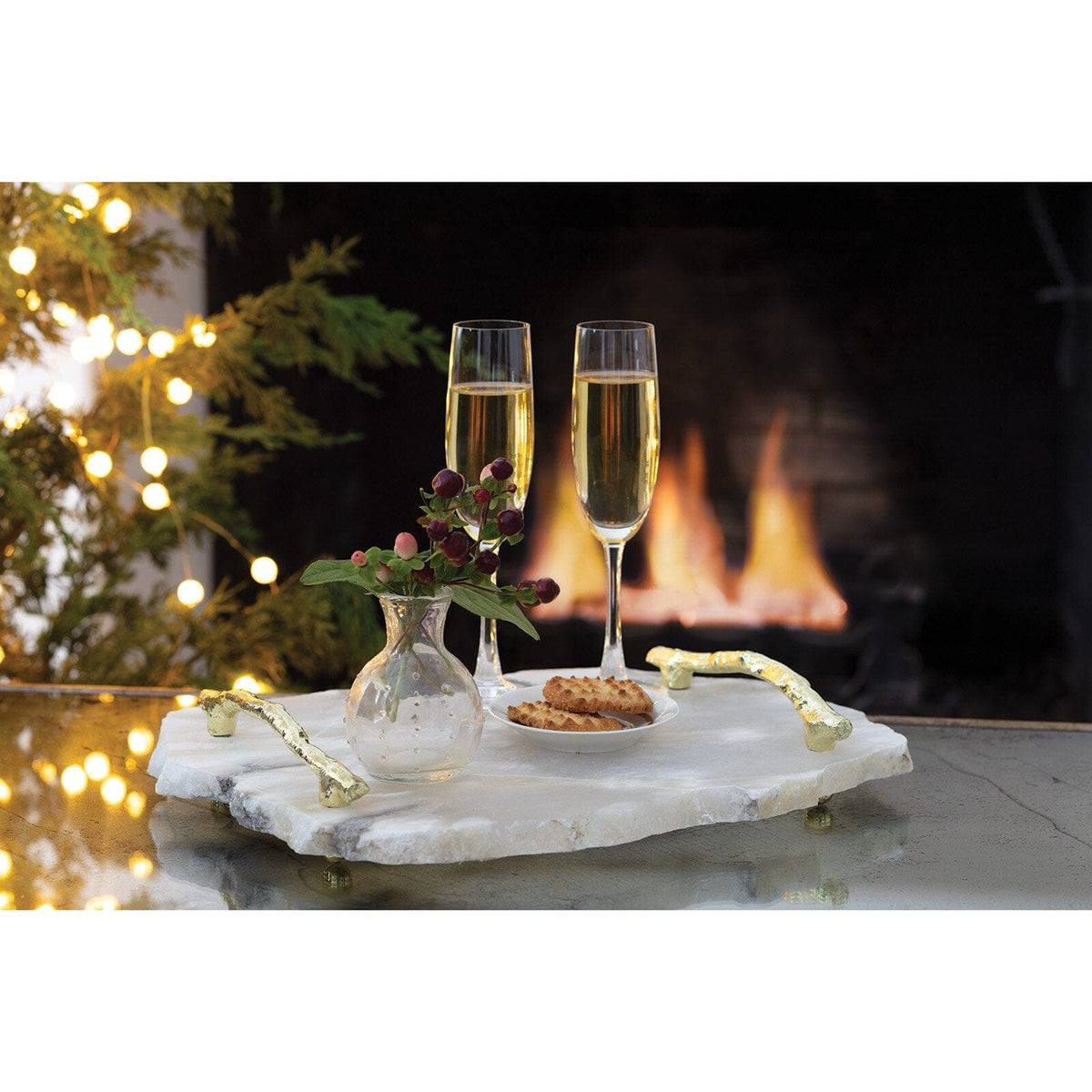 Regina Andrew Gia Alabaster Tray Decorative Trays 20-1379