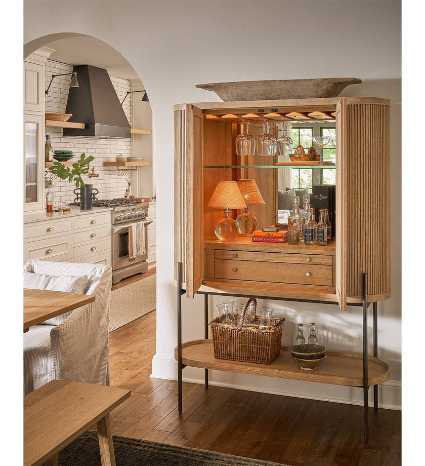 Regina Andrew Giorgio Crystal Mini Lamp - Rattan - secondary