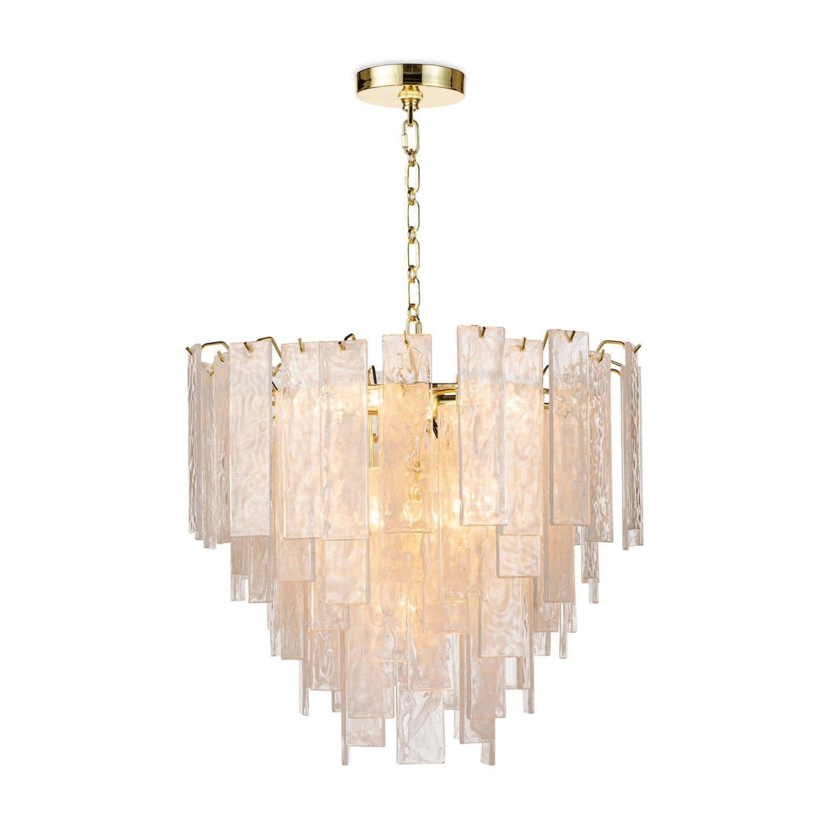 Regina Andrew Glacier Chandelier Gold Lighting