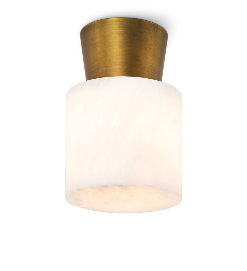Regina Andrew Hazel Alabaster Flush Mount