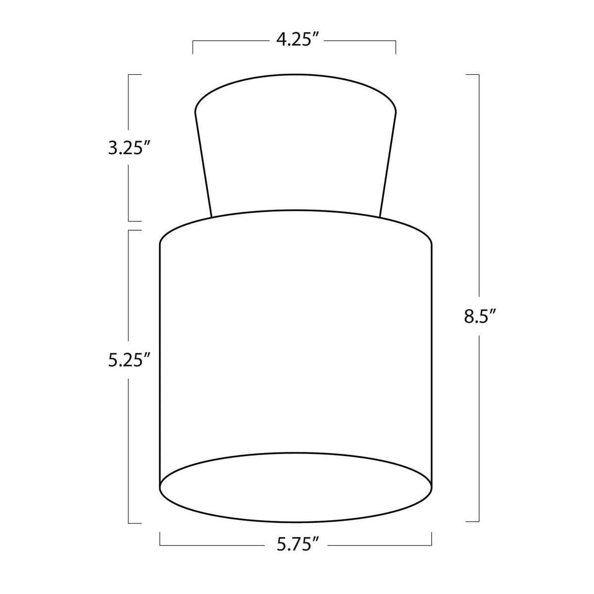 Regina Andrew Hazel Alabaster Flush Mount Flush Mounts 16-1397NB