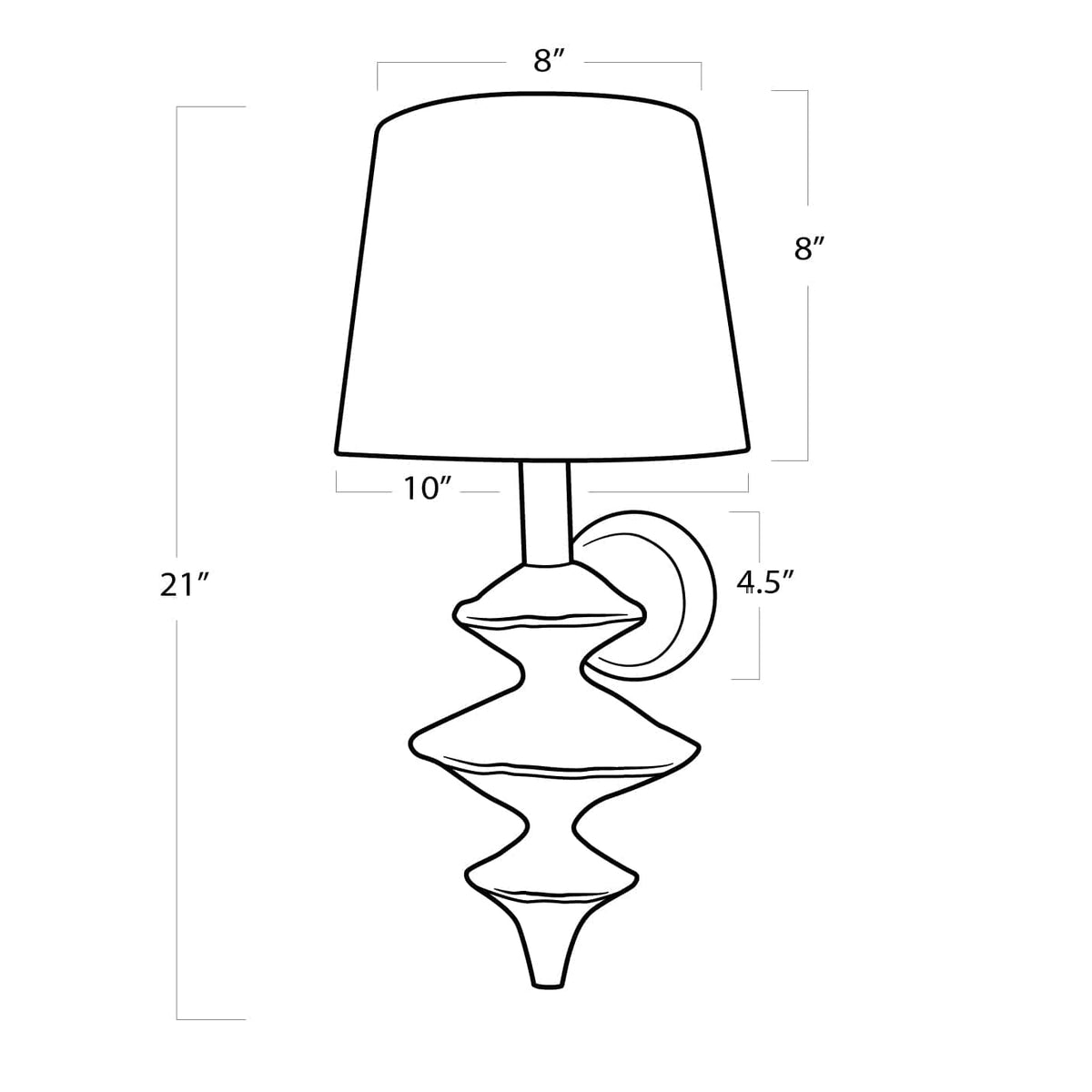 Regina Andrew Hope Sconce Lighting 15-1140