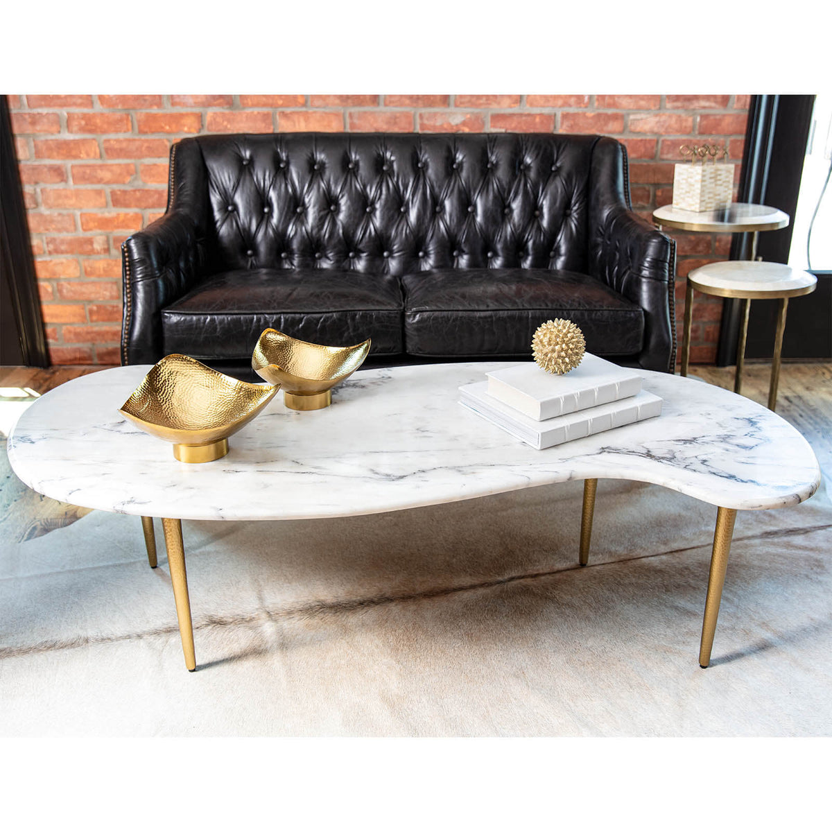Regina Andrew Jagger Marble Cocktail Table Coffee Tables 30-1131WT