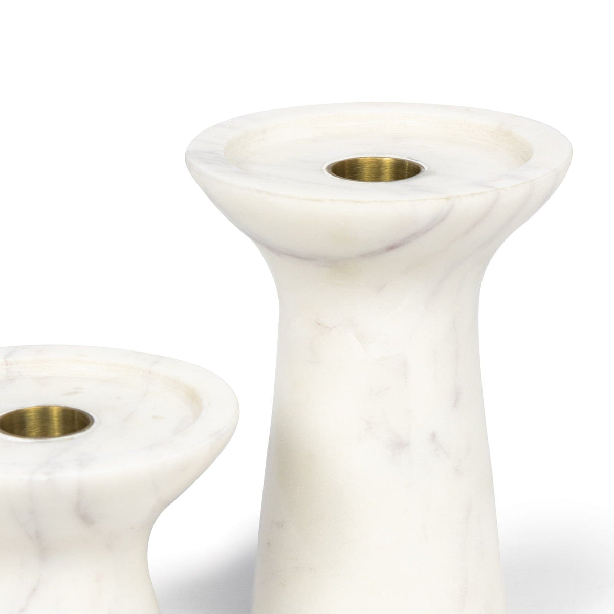 Regina Andrew Klein Marble Candle Holder Set Candle Holders 20-1455WT