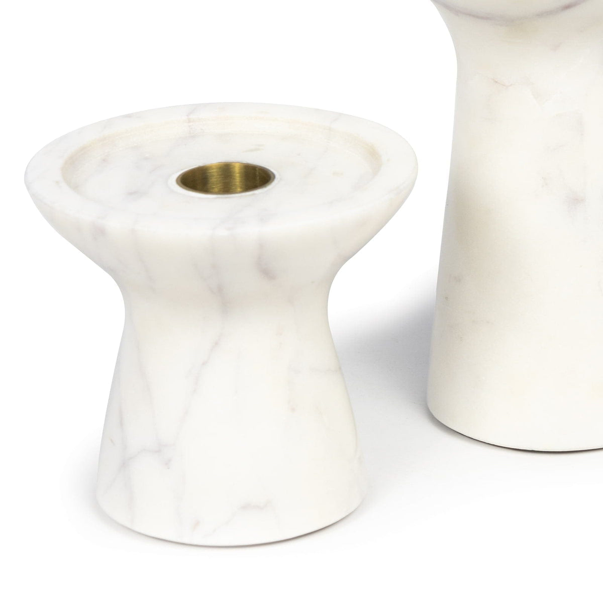 Regina Andrew Klein Marble Candle Holder Set Candle Holders 20-1455WT