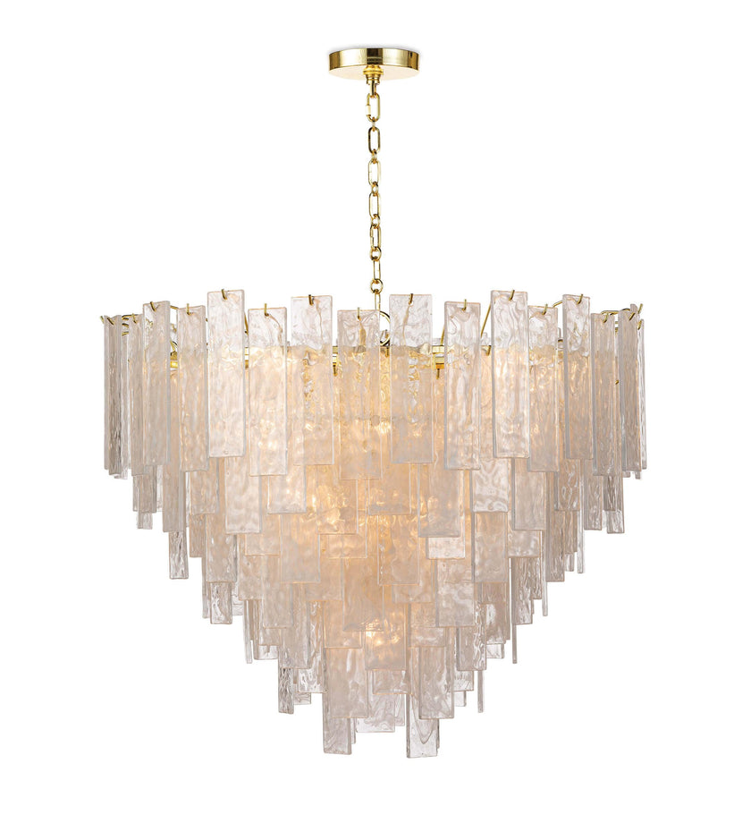 Regina Andrew Glacier Chandelier Gold
