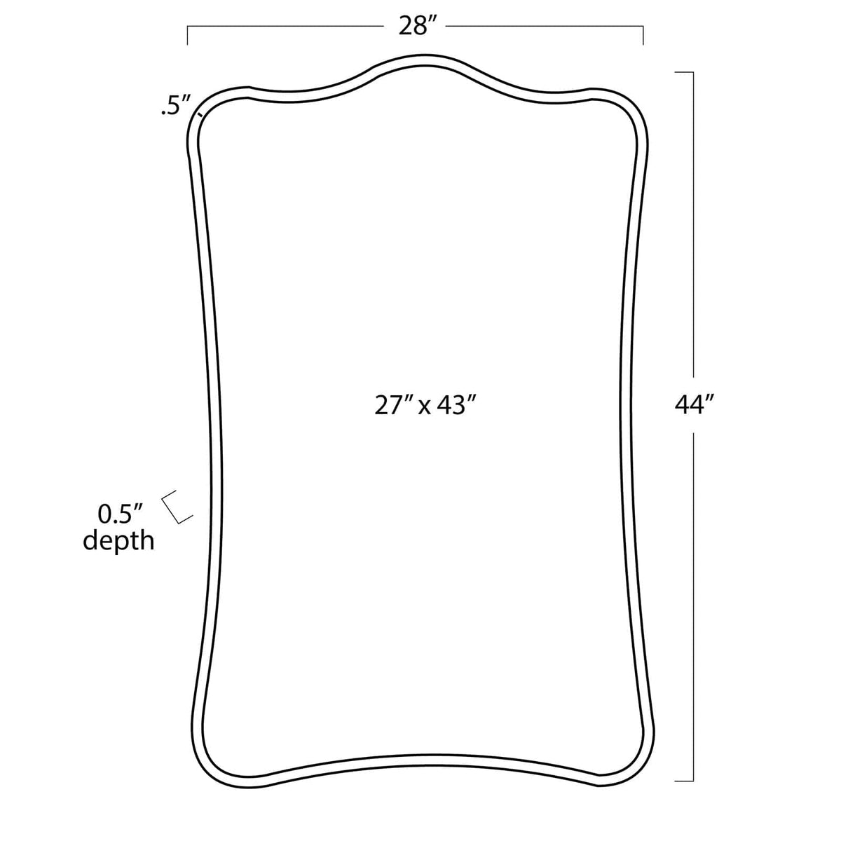 Regina Andrew Lyrical Mirror Wall Mirrors 21-1163