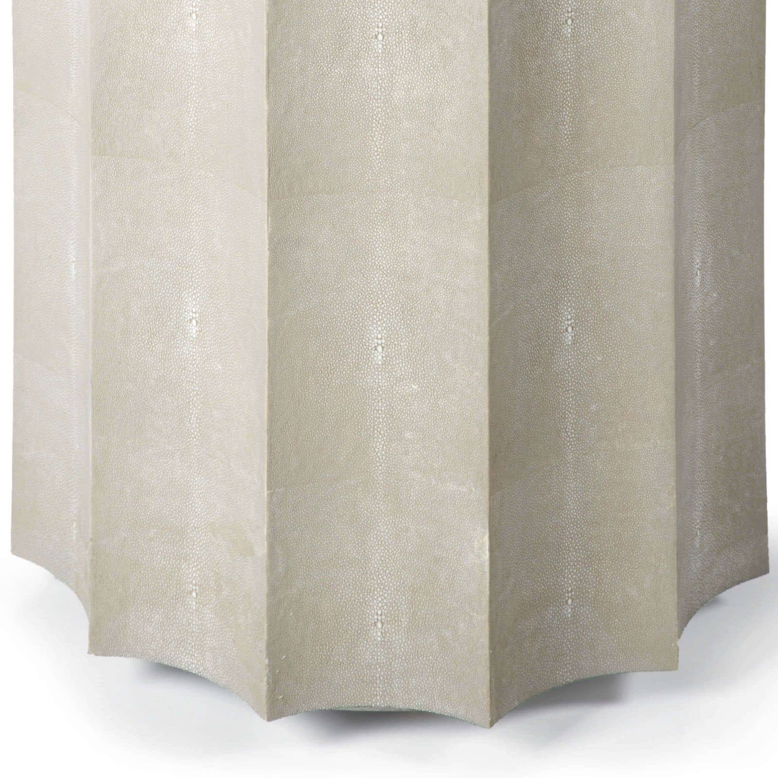 Regina Andrew Marilyn Shagreen Scalloped Table - Thumbnail 3
