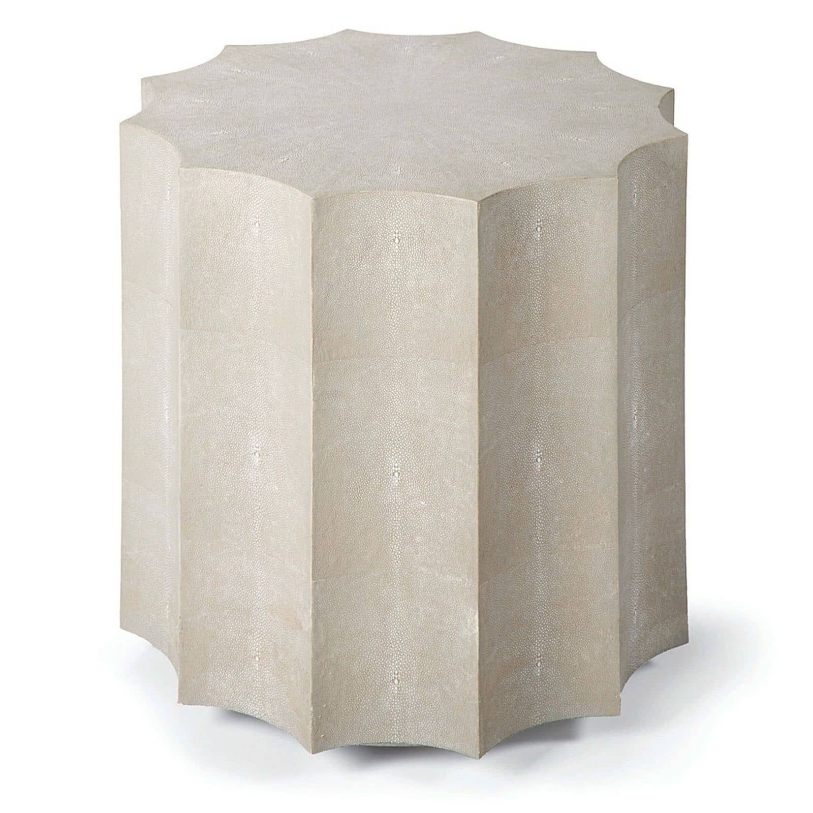 Regina Andrew Marilyn Shagreen Scalloped Table - Thumbnail 2