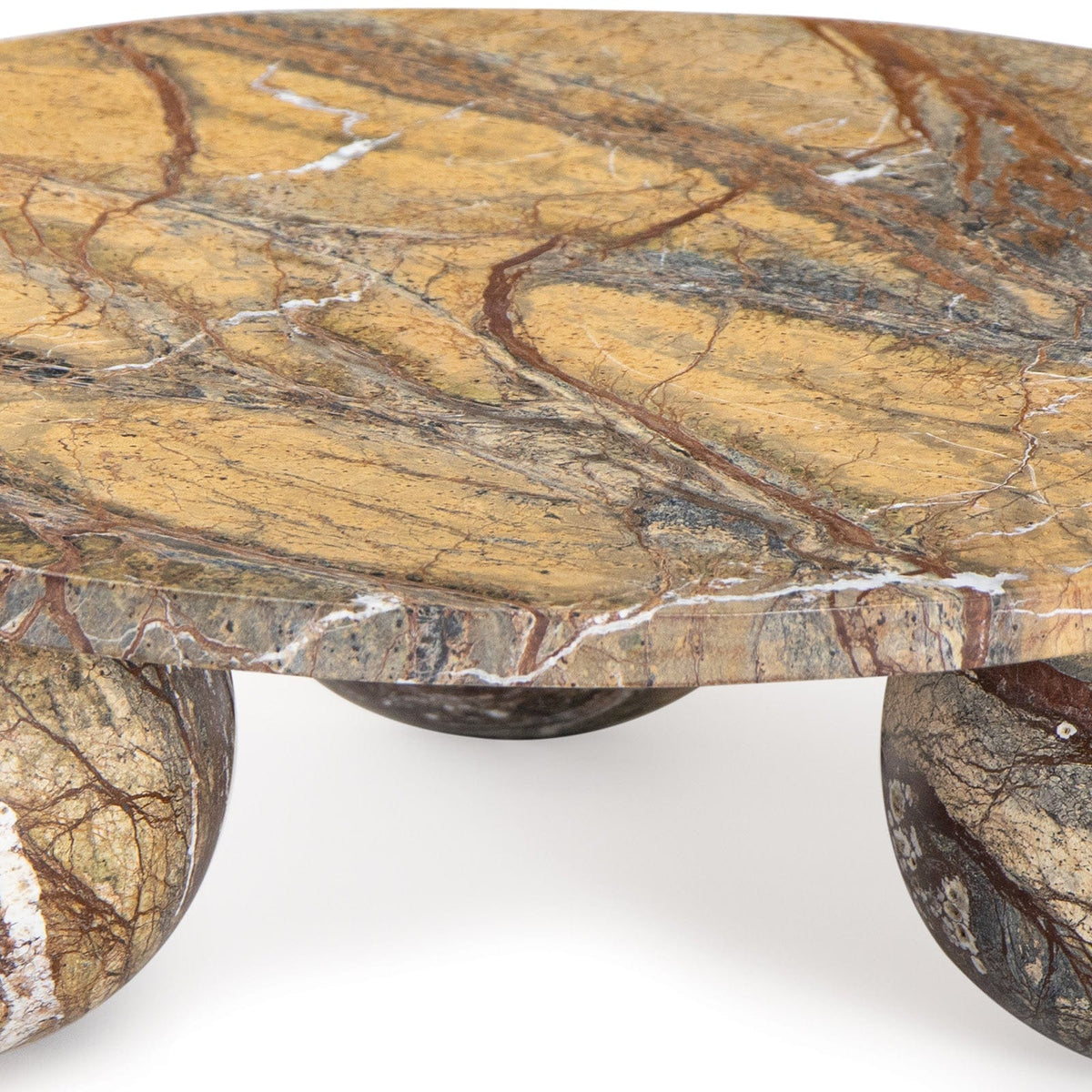 Regina Andrew Marlow Marble Plate Large Decorative Plates 20-1535BRN