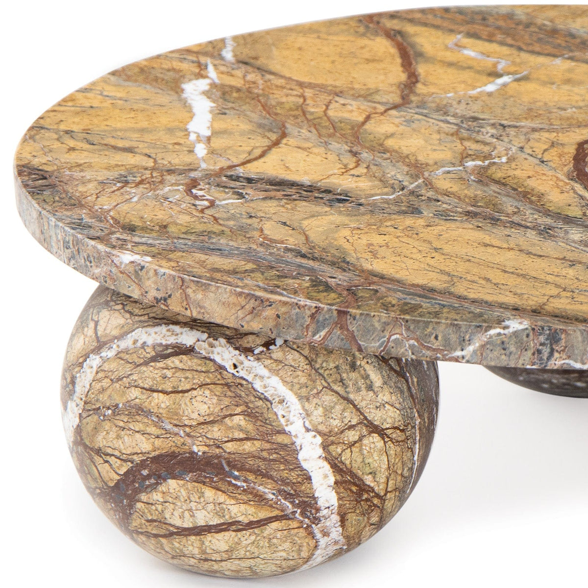 Regina Andrew Marlow Marble Plate Large Decorative Plates 20-1535BRN