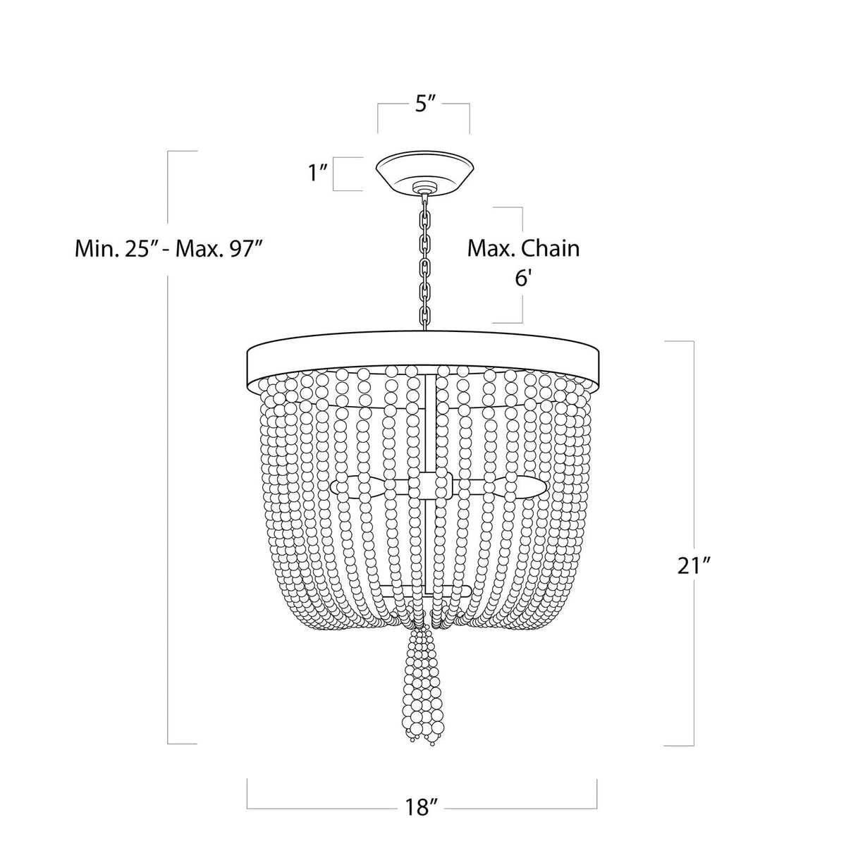 Regina Andrew Milos Chandelier Lighting