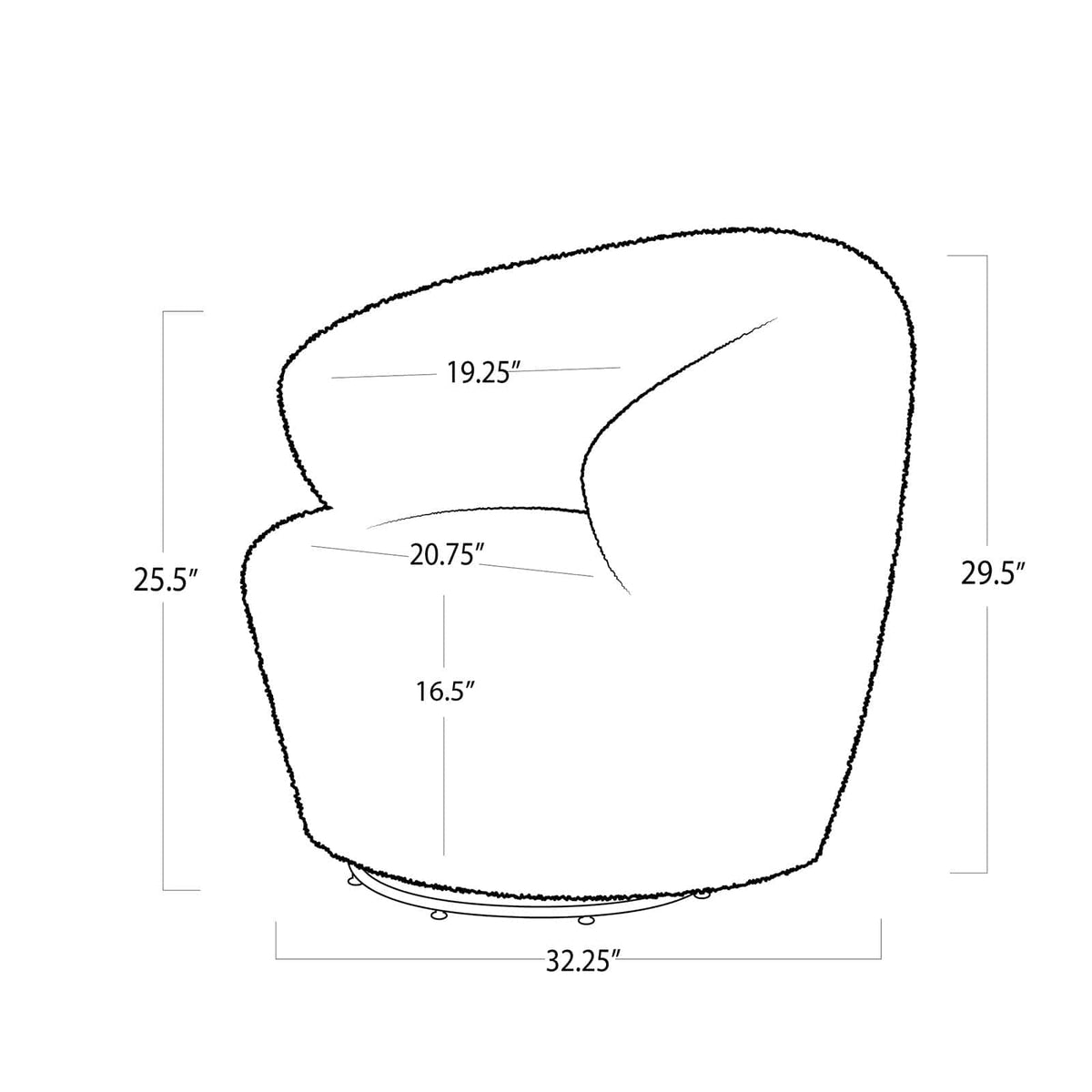 Regina Andrew Myra Swivel Chair Accent Chair 32-1158