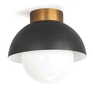 Regina Andrew Oil Rubbed Bronze and Natural Brass Montreux Flush Mount Lighting 16-1356ORBNB