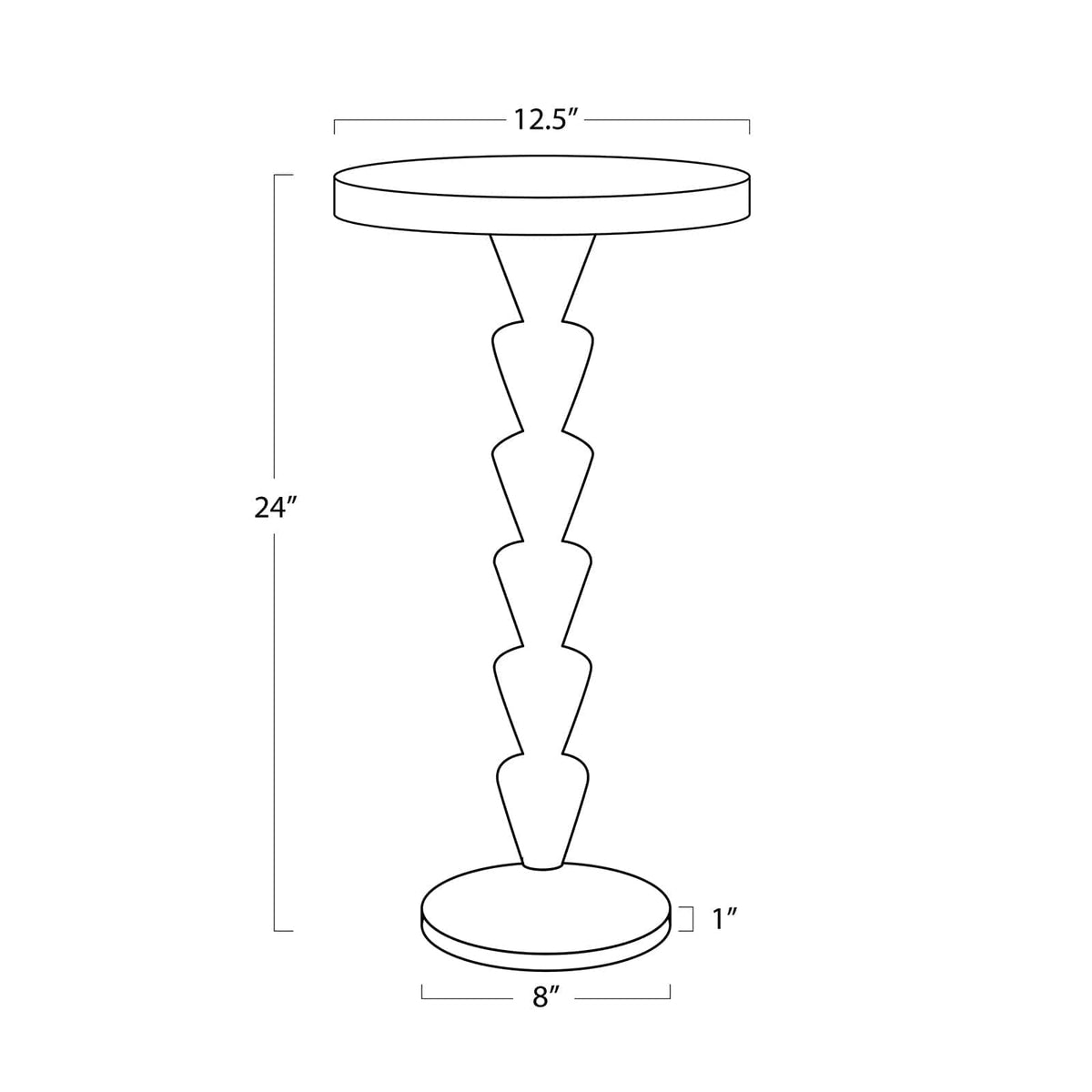 Regina Andrew Patricia Jade Accent Table Side Tables 30-1199