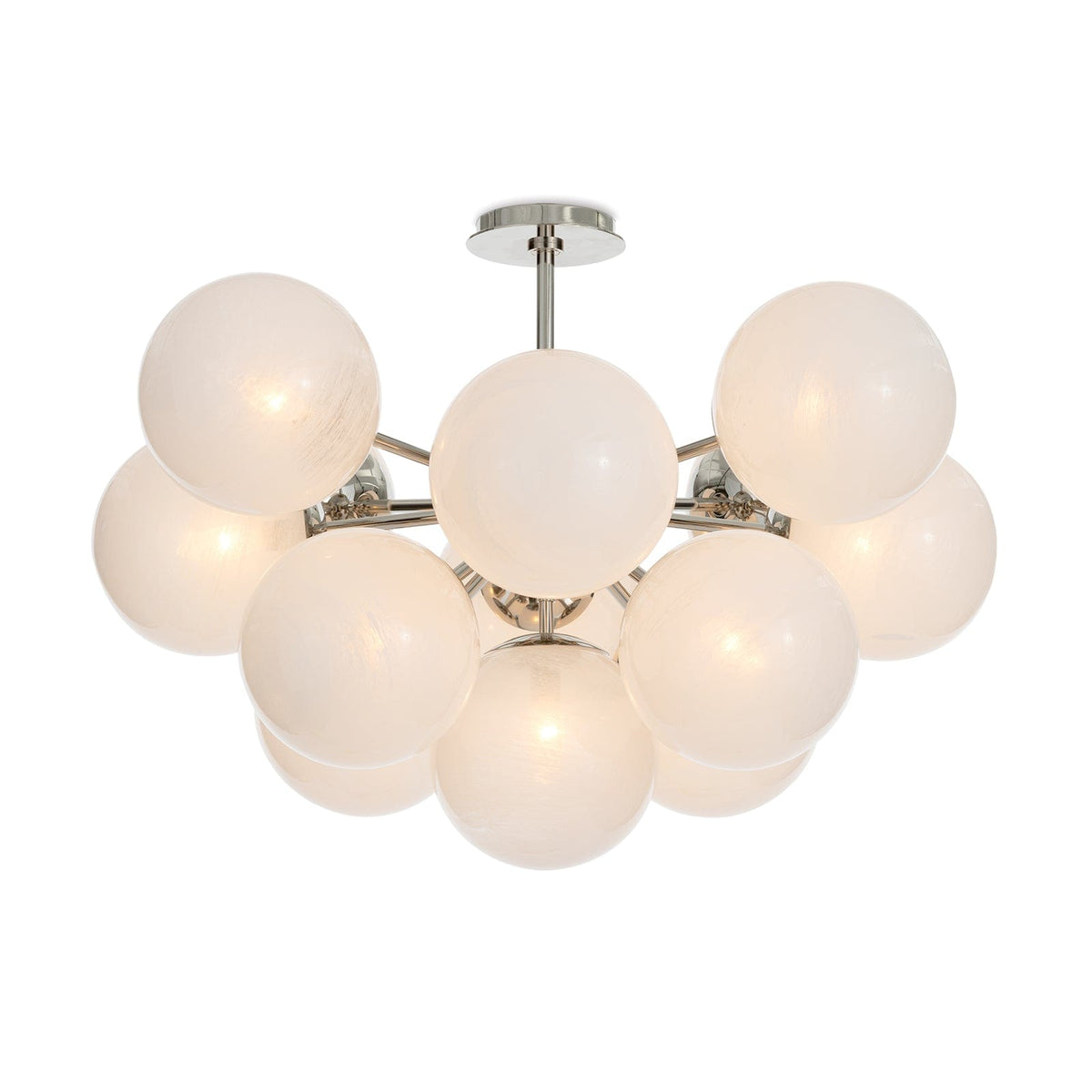 Regina Andrew Polished Nickel Shine Flush Mount Flush Mounts 16-1475PN-SRL