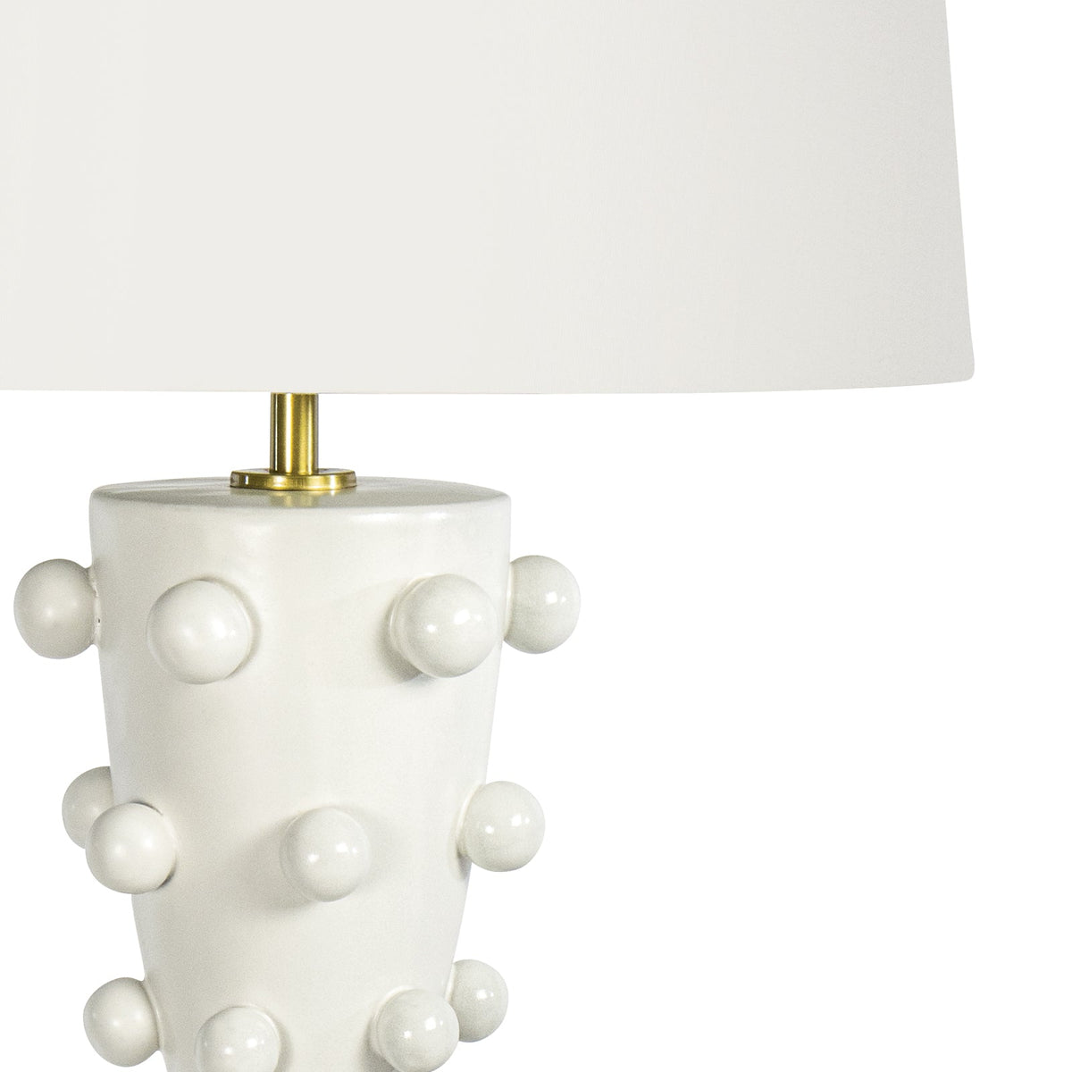 Regina Andrew Pom Pom Ceramic Table Lamp Table Lamps 13-1544WT