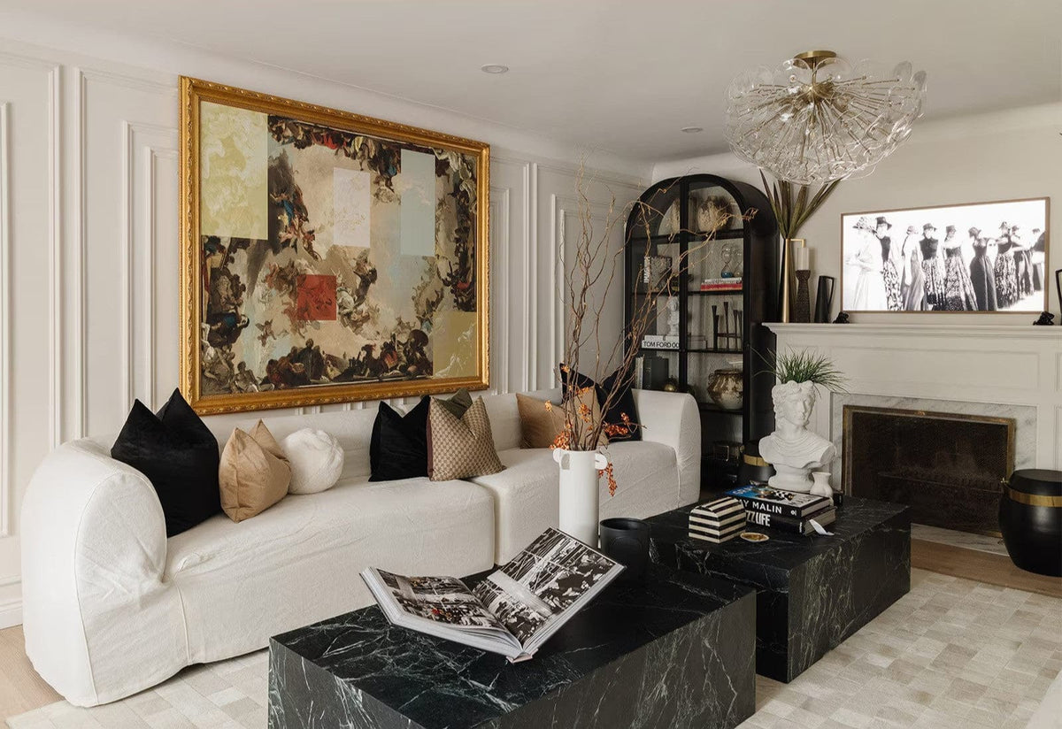 Regina Andrew Poppy Glass Semi Flush Mount Flush Mounts