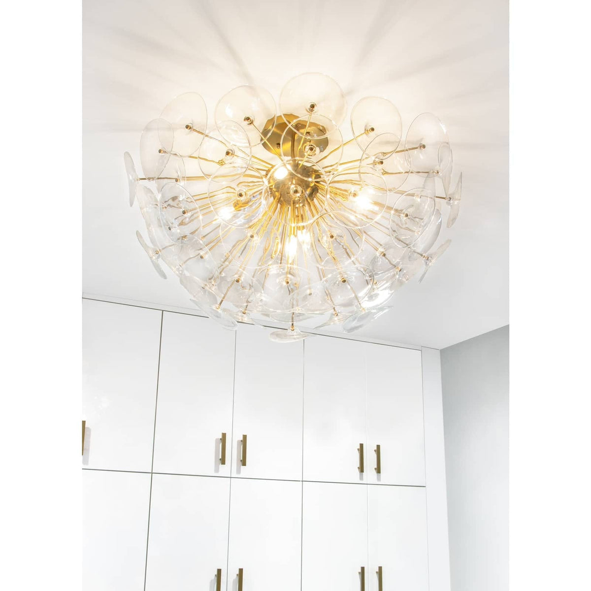 Regina Andrew Poppy Glass Semi Flush Mount Lighting