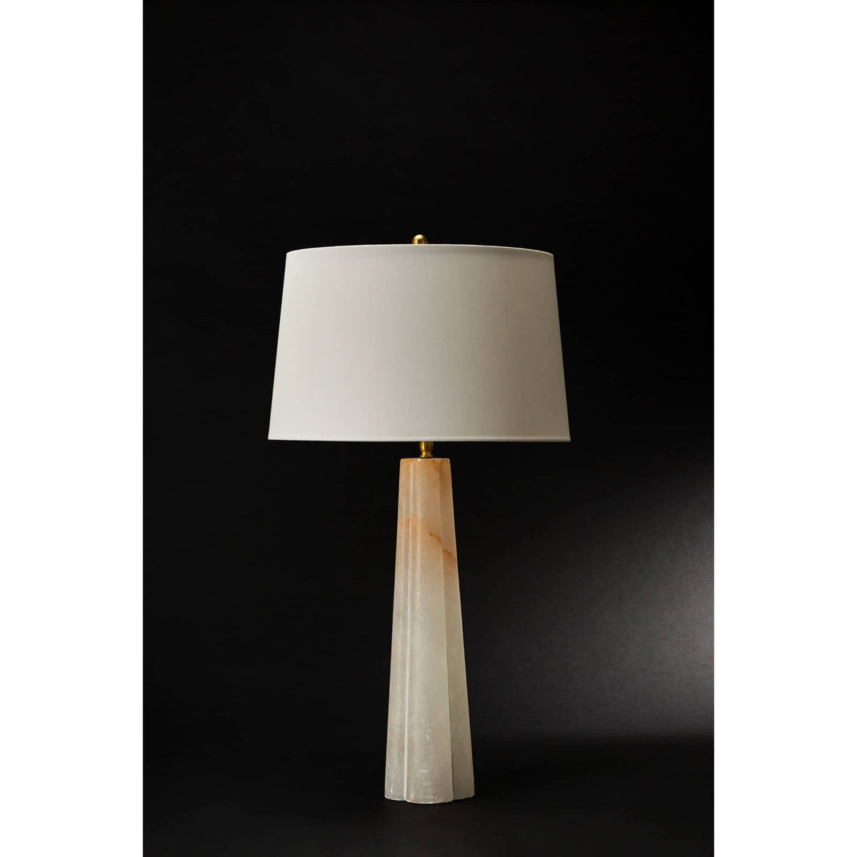 Regina Andrew Quatrefoil Alabaster Table Lamp Table Lamps
