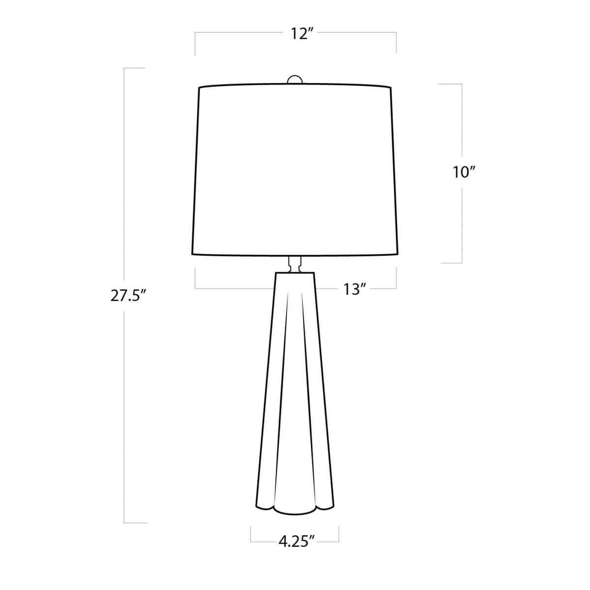 Regina Andrew Quatrefoil Alabaster Table Lamp Table Lamps