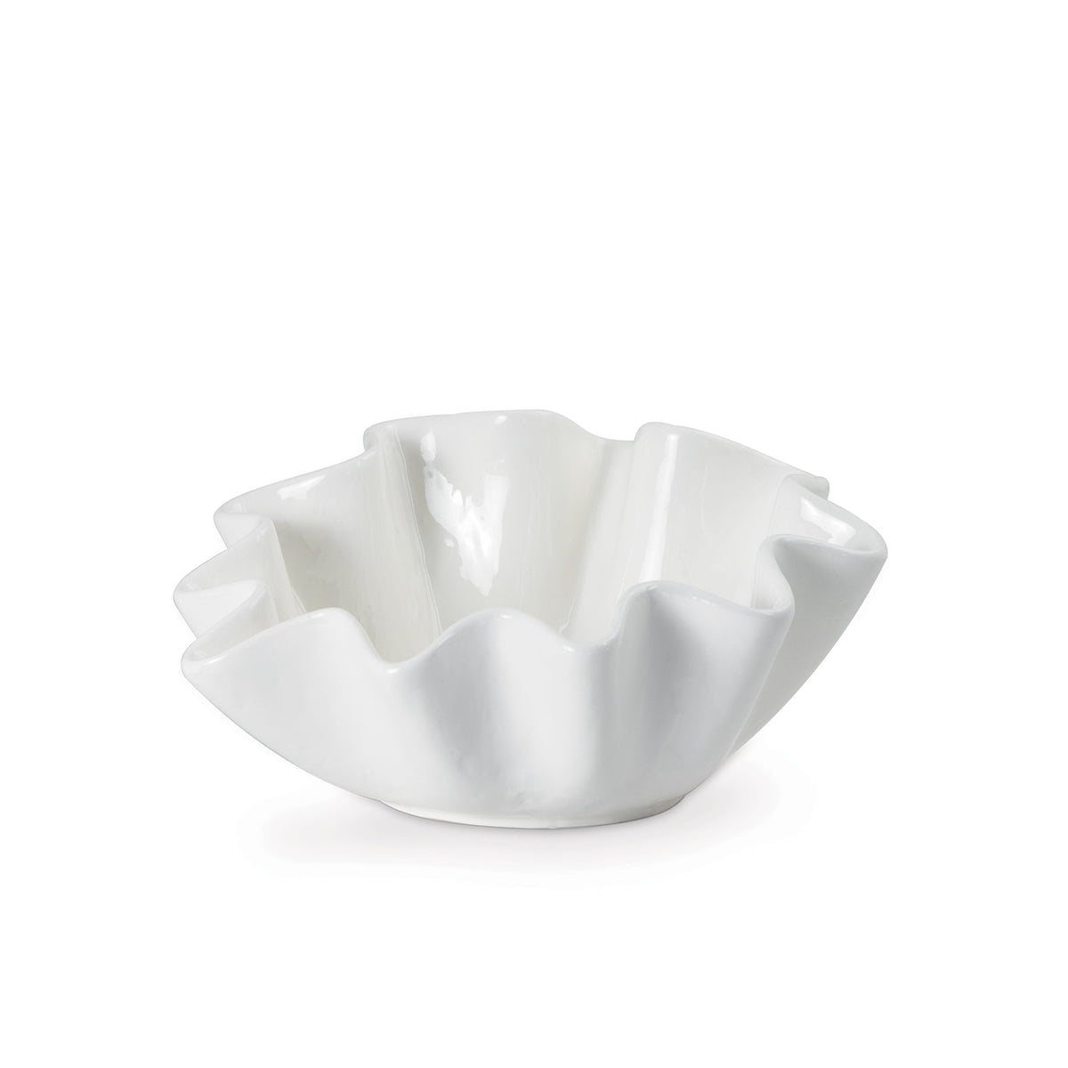 Regina Andrew Ruffle Ceramic Bowl Bowls