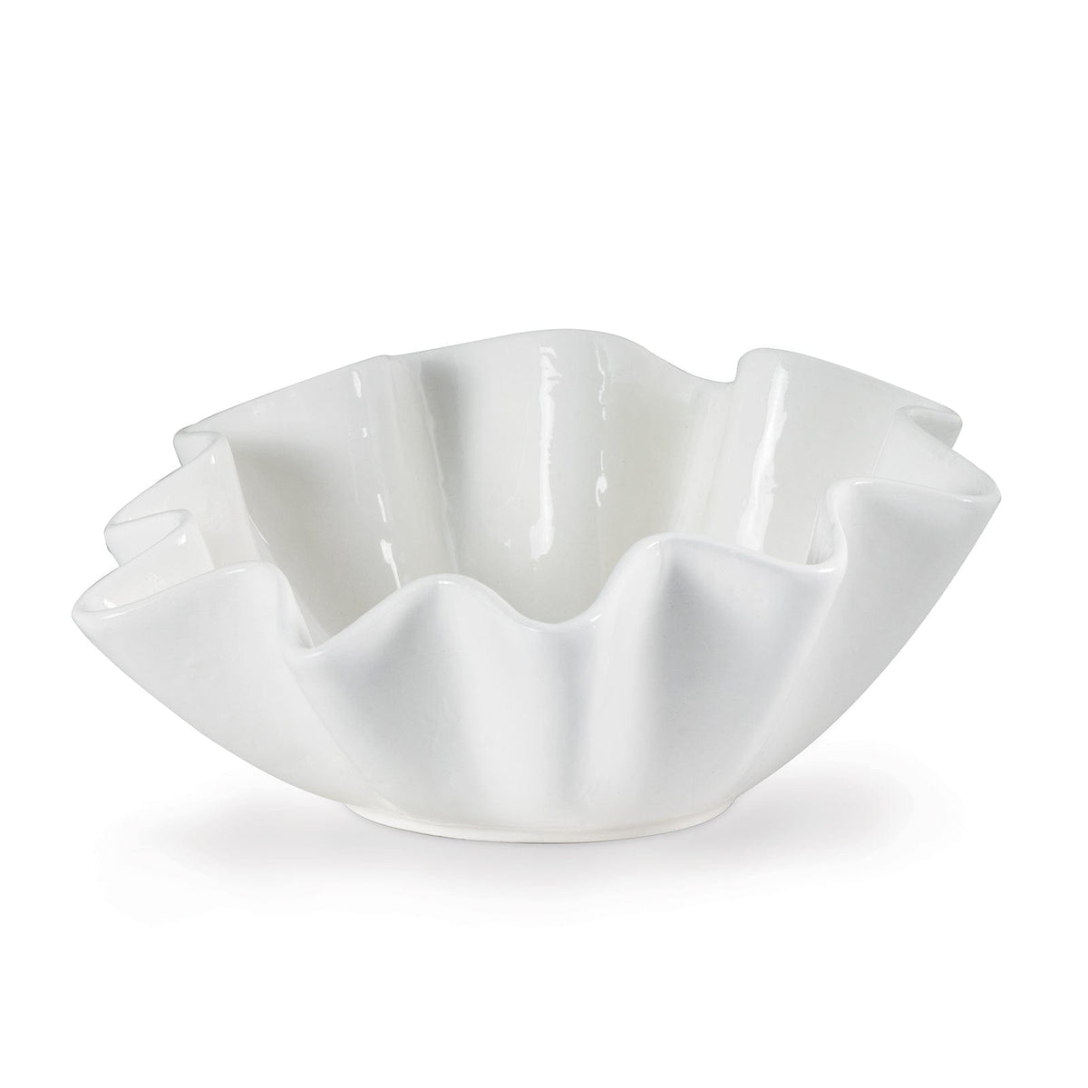 Regina Andrew Ruffle Ceramic Bowl Bowls