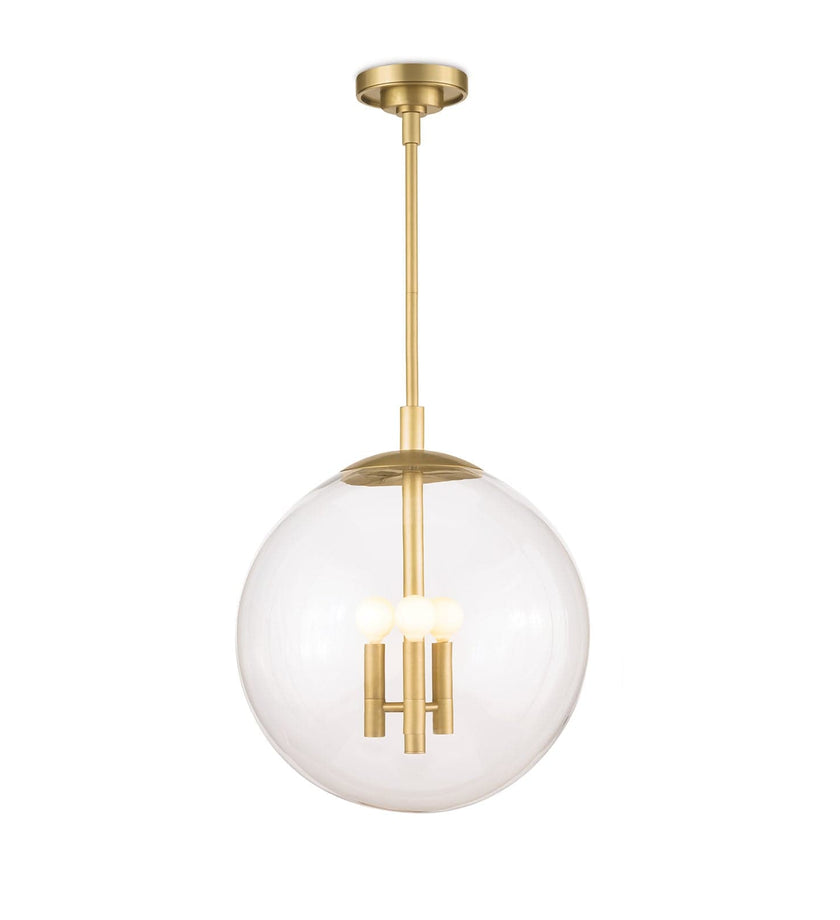 Regina Andrew Cafe Pendant - Polished Brass