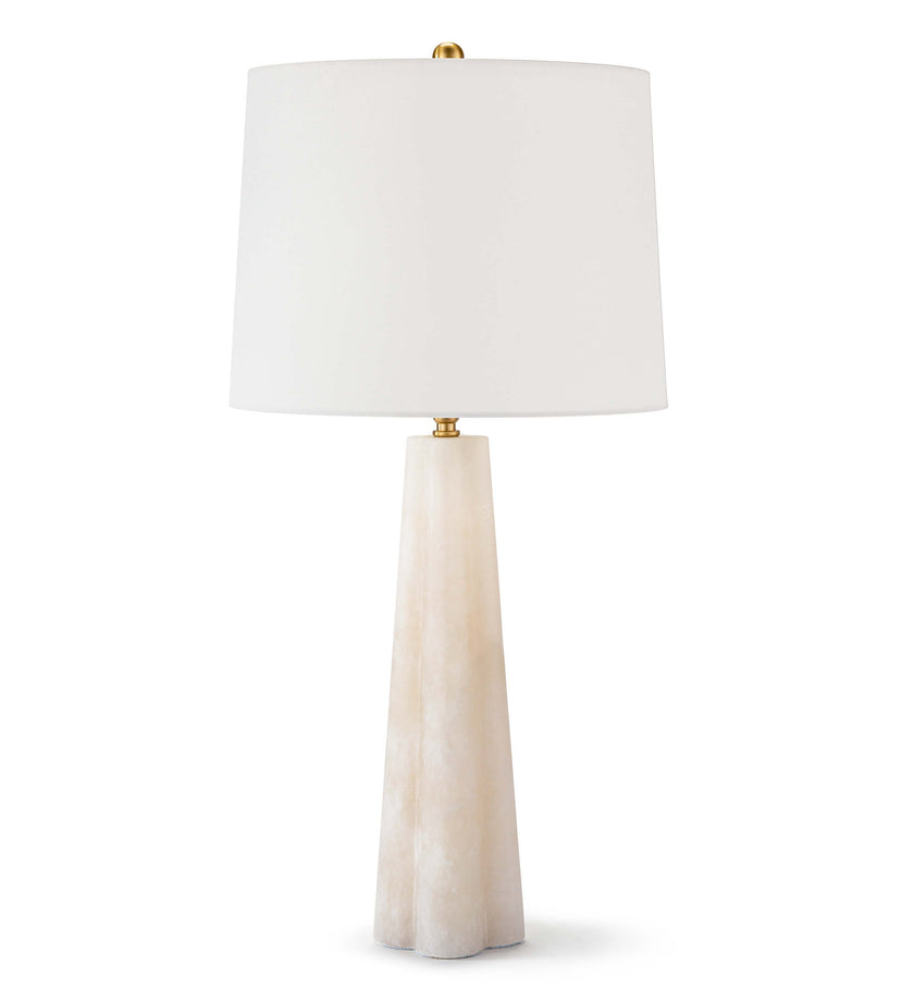 Regina Andrew Quatrefoil Alabaster Table Lamp