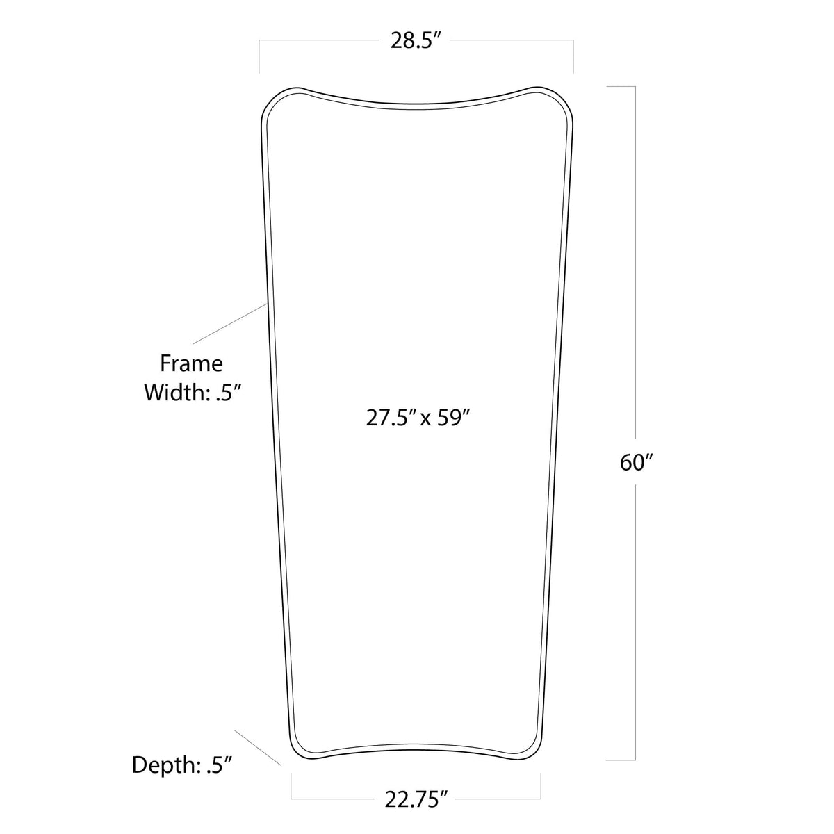 Regina Andrew Sonnet Dressing Room Mirror Wall Mirrors 21-1123GL