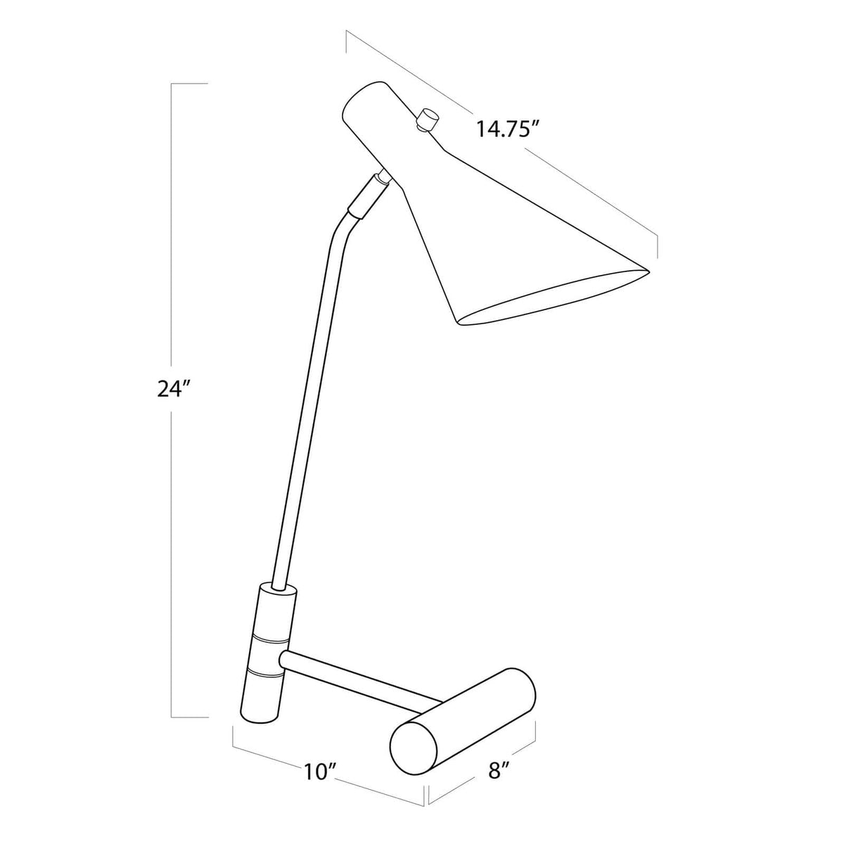 Regina Andrew Spyder Task Table Lamp Lighting