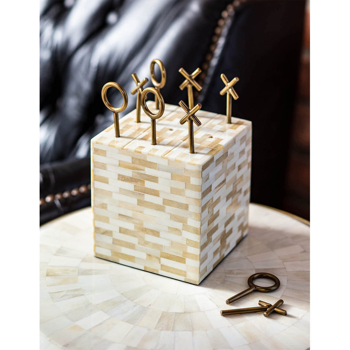 Regina Andrew Tic Tac Toe Block Decorative Game 20-1099