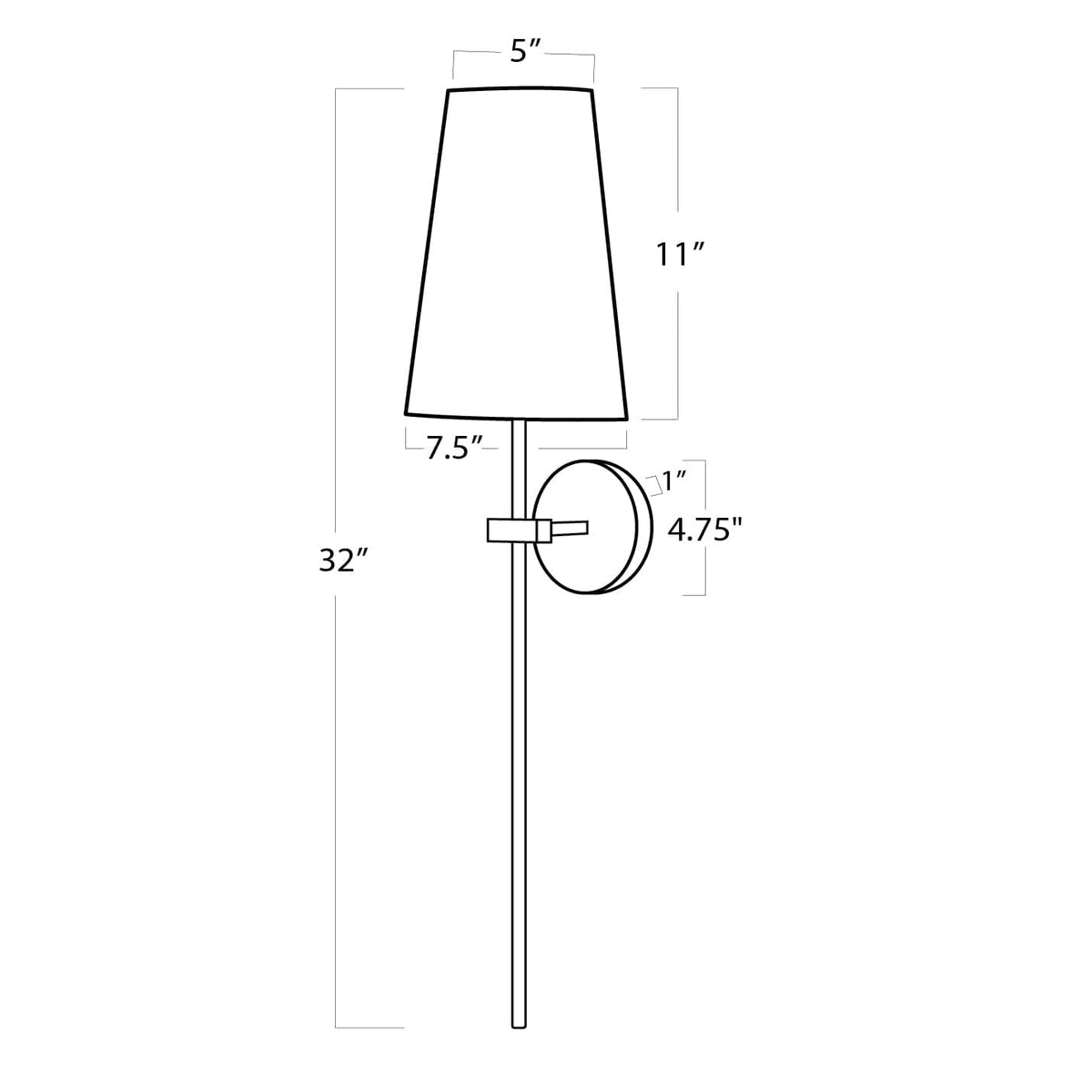 Regina Andrew Toni Sconce Lighting 15-1152