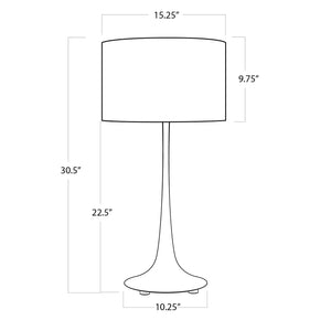 Regina Andrew Trilogy Table Lamp Lighting 13-1112BI