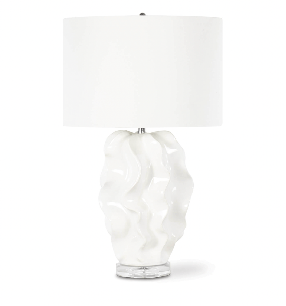 Regina Andrew White Sands Ceramic Table Lamp Lighting 13-1580