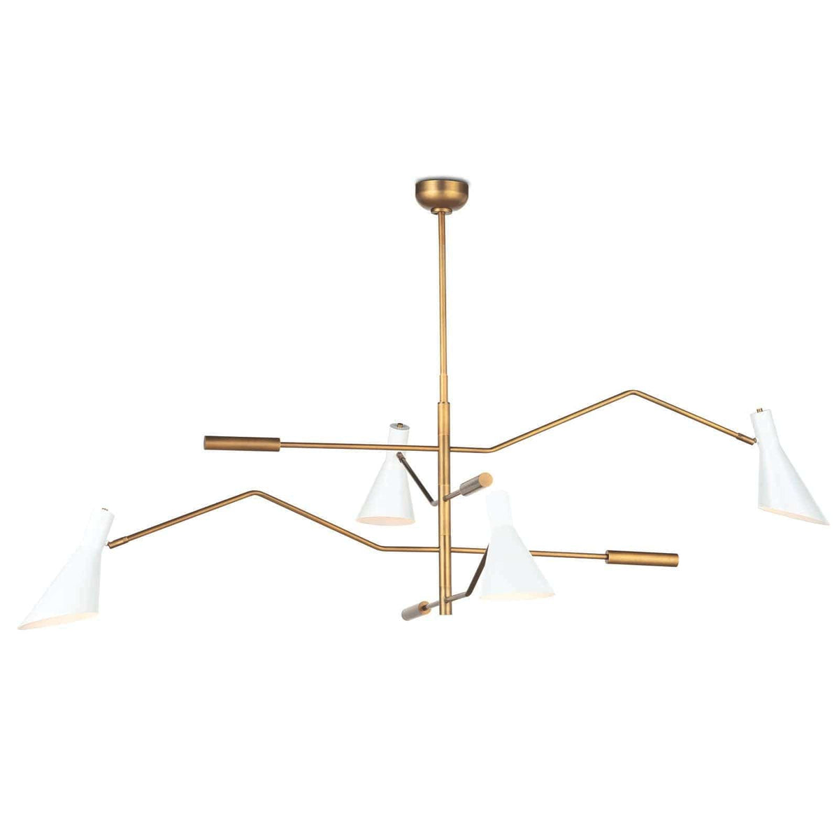 Regina Andrew White Spyder Chandelier Lighting 16-1343WT