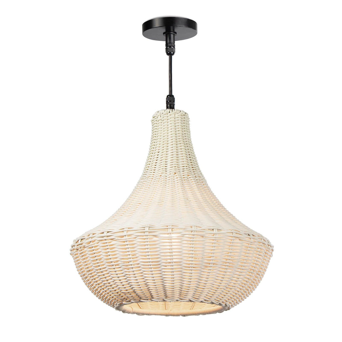 Regina Andrew White Vista Outdoor Chandelier Lighting 17-1024WT