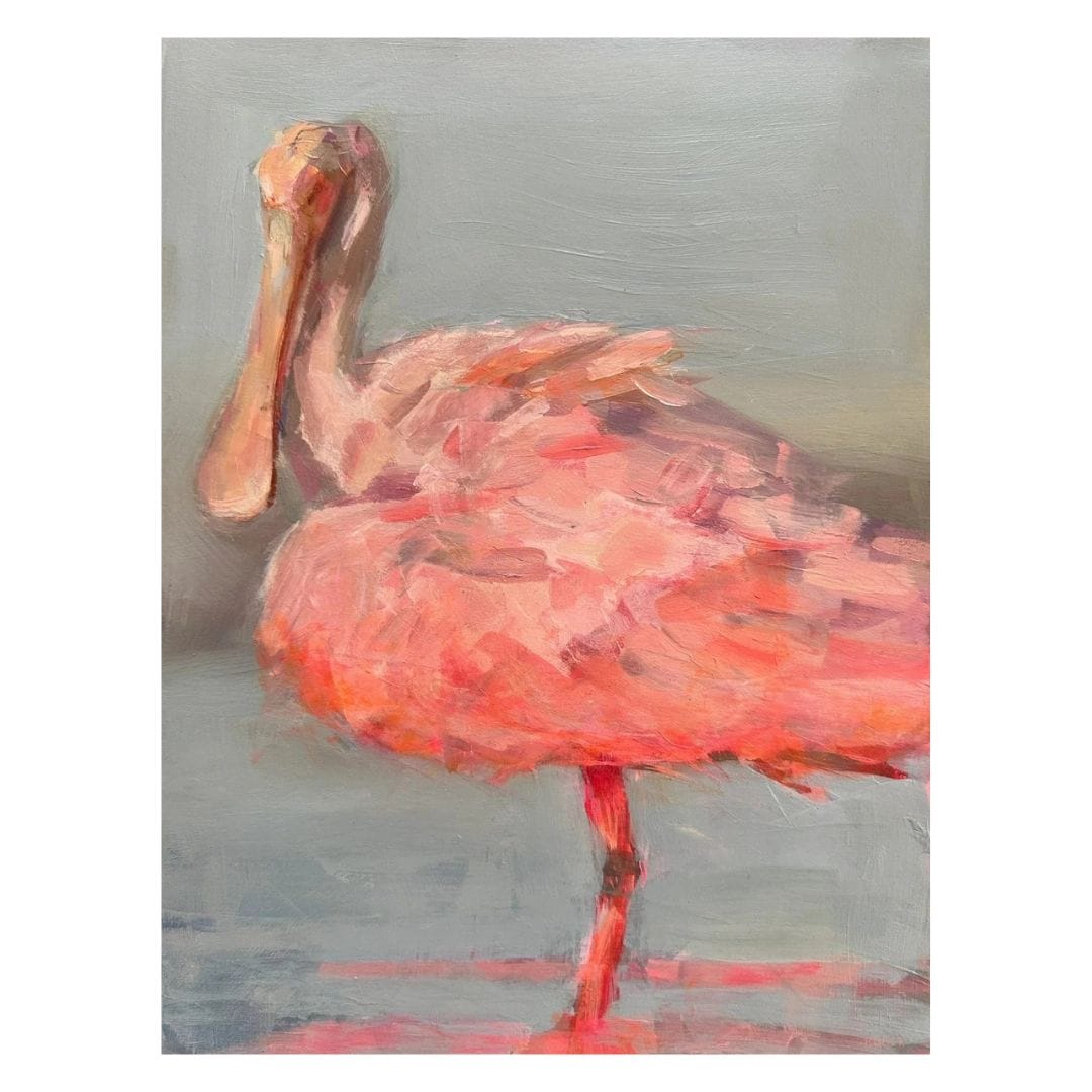 Ryan Beck Roseate Spoonbill Artwork