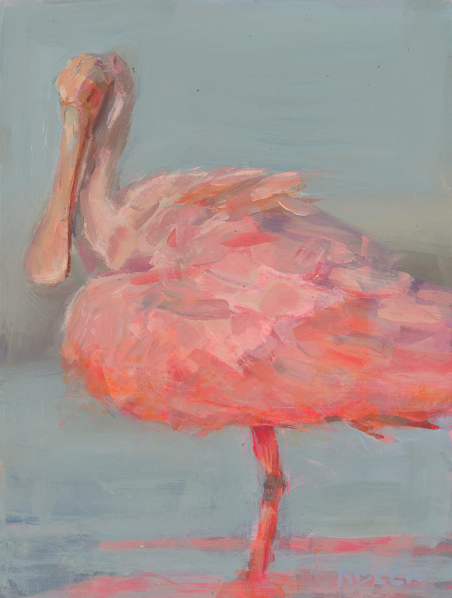 Ryan Beck Roseate Spoonbill Artwork