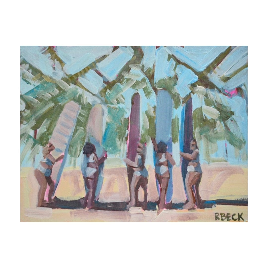 Ryan Beck Surfer Gals Artwork