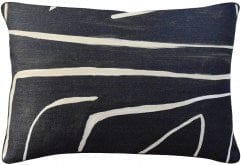 Ryan Studio 14" X 20" lumbar Onyx Graffito Pillow Pillows 141-5337