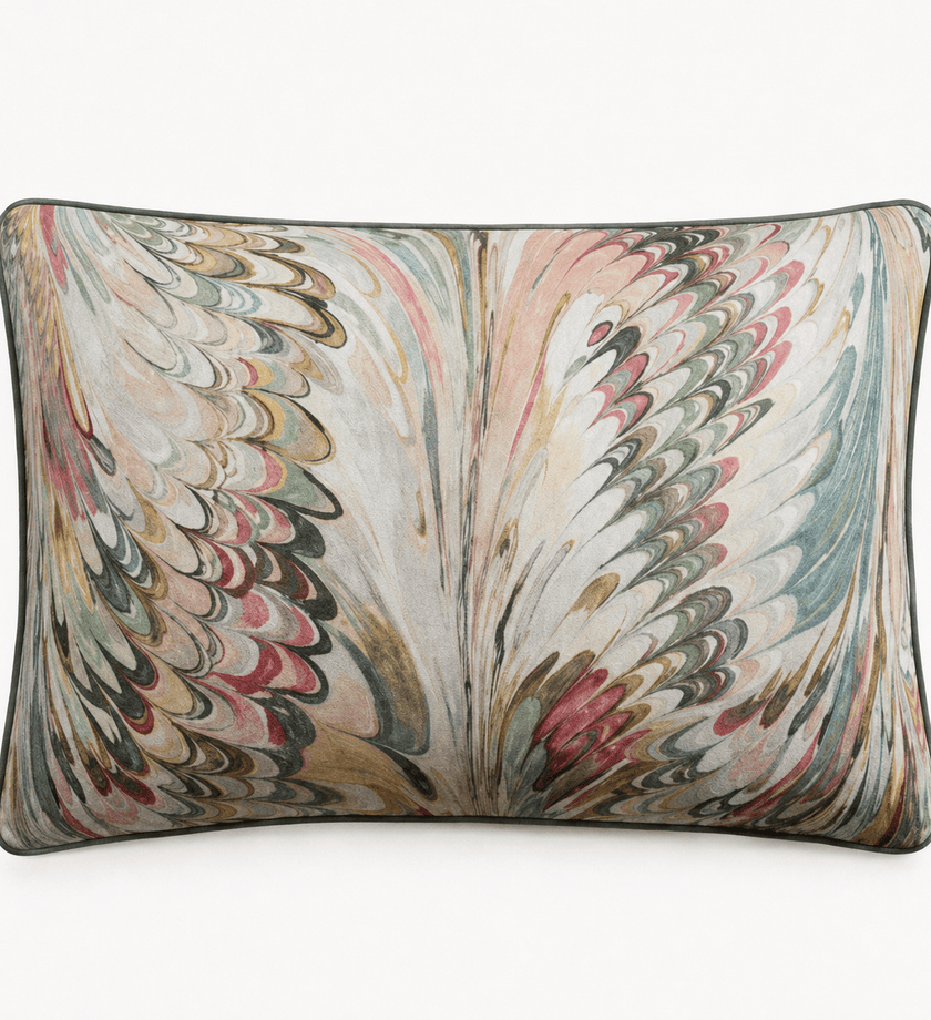Taplow Juniper/Petal Pillow - secondary
