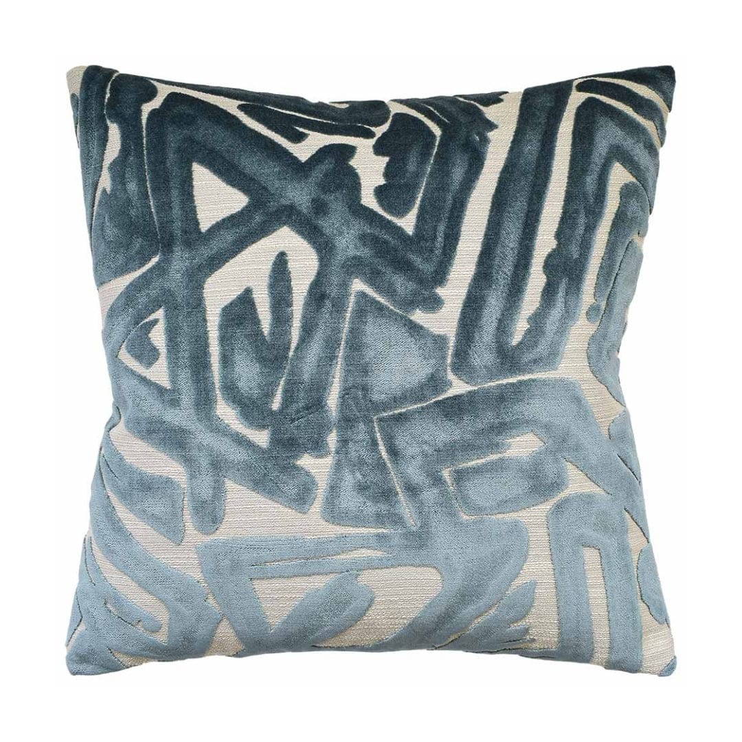 Ryan Studio 22 x 22 Depiction Pillow Teal Pillows 133-3871
