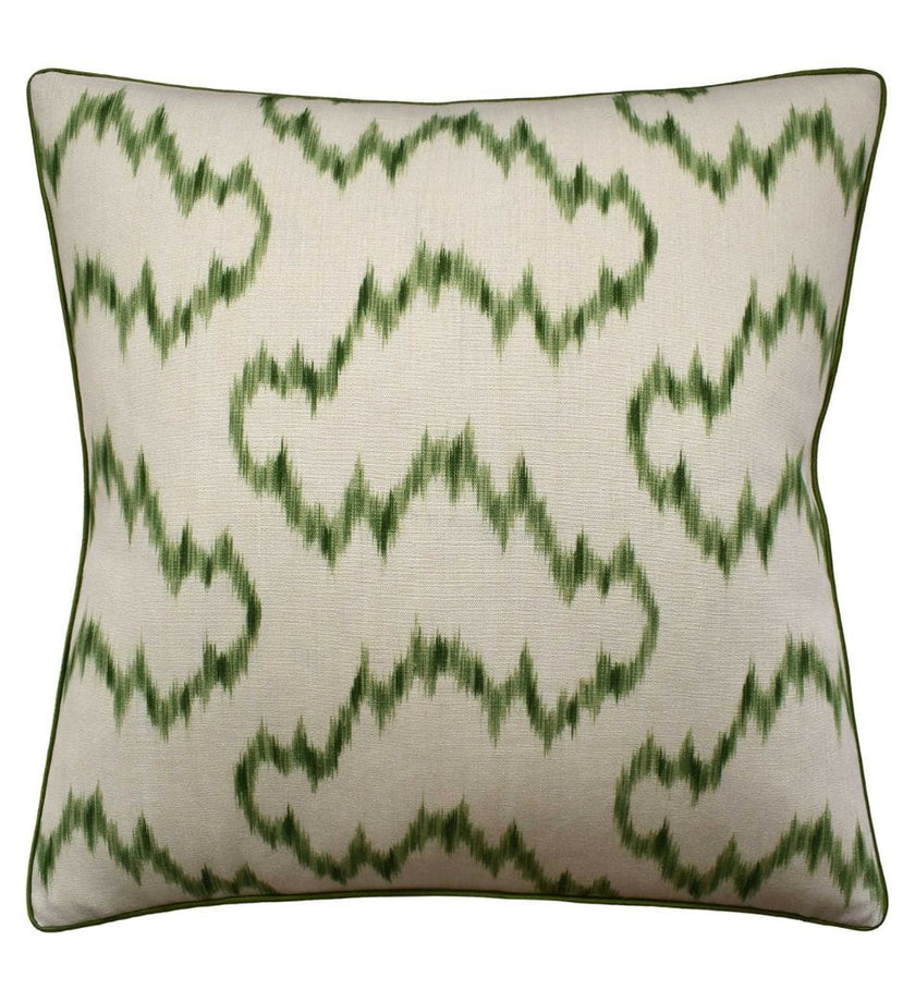Mallorcan Ikat Pillow - Leaf
