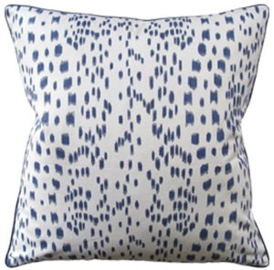 Ryan Studio 22" X 22" Square Les Touches Blue Pillow Pillows 133-7417